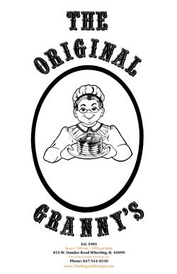 The Original Grannys Menu